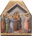 Duccio di Buoninsegna Doubting Thomas painting